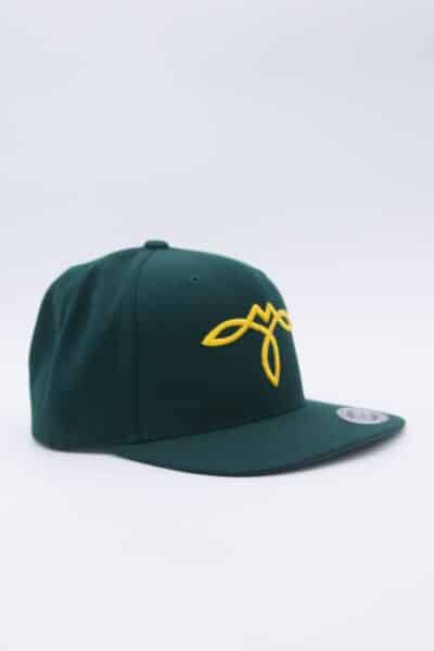 CAP - LIGHTBOX - GREEN with GOLD - LEFT SIDE