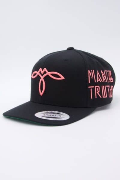 CAP - LIGHTBOX - INFINITY - BLACK with PINK - RIGHT SIDE