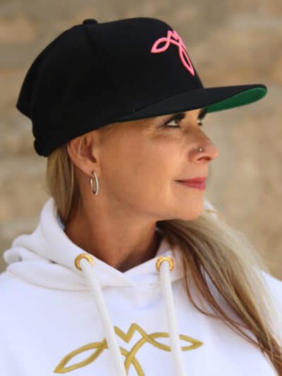 CATALOG - INFINITY SNAPBACK - PINK ON BLACK - 3