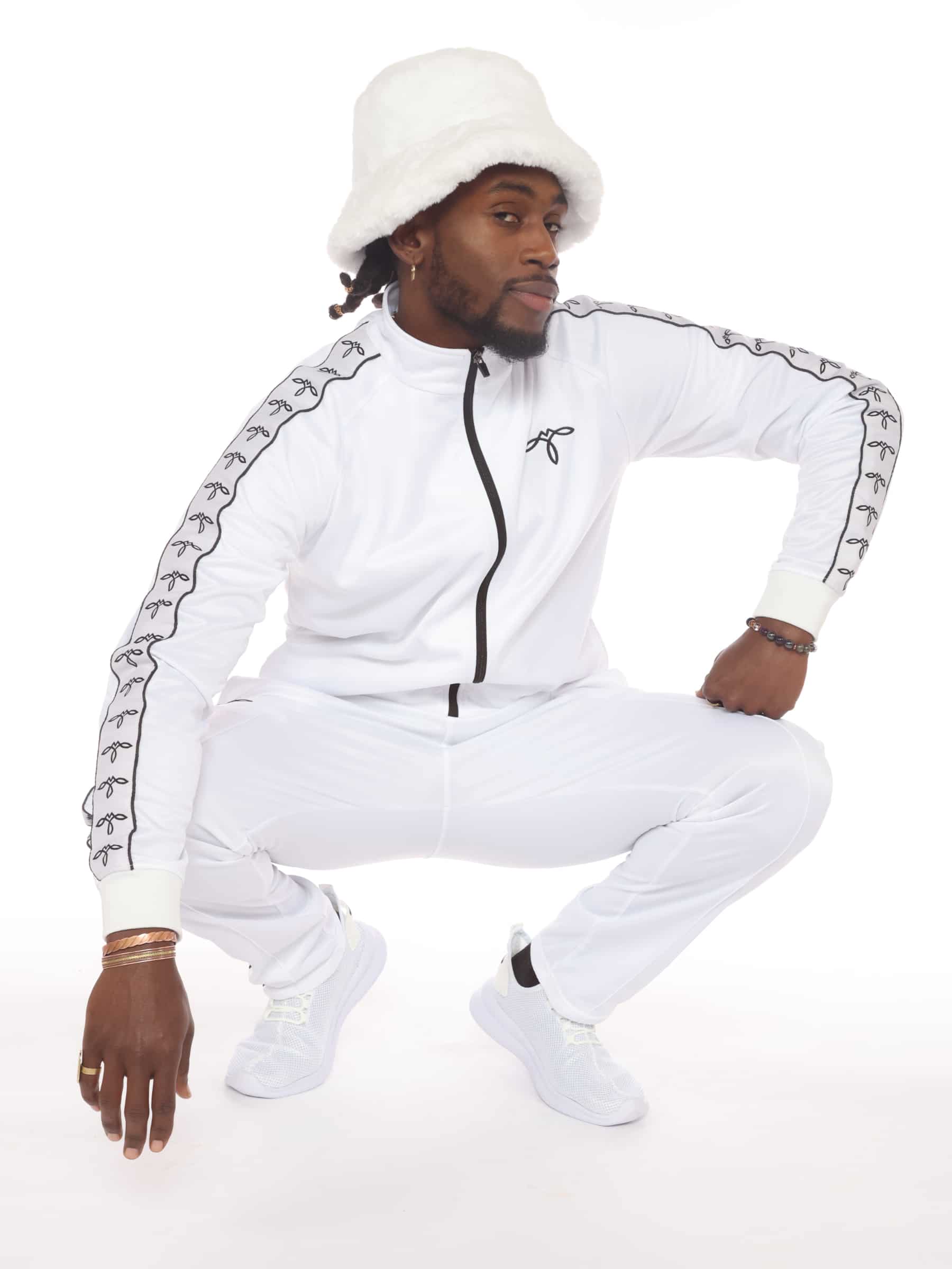 Alternative view of MEN'S FLAVA FLOW TRACKSUIT – ARCTIC WHITE EDITION