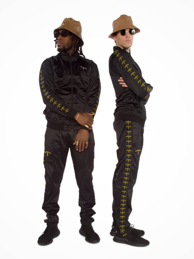 Alternative view of MEN'S FLAVA FLOW TRACKSUIT – GOLDEN ONYX EDITION