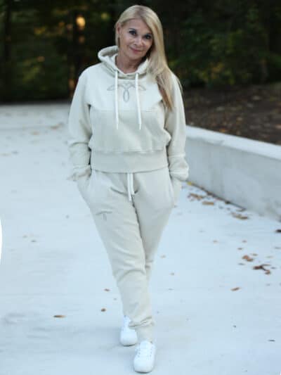 CATALOG - VIBE CUT CROP - SUIT- STONE BEIGE - 1