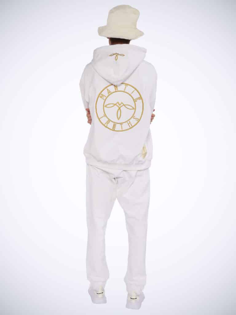 LUX SUIT - CULTURE GOLD DERIES WHITE - BACK 1
