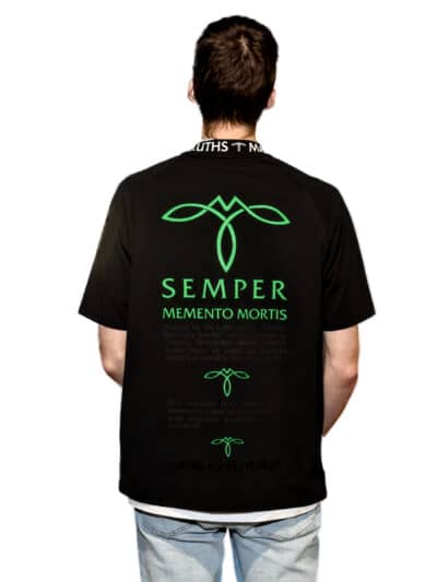 T-SHIRT - GREEN BRUSH - BACK 2
