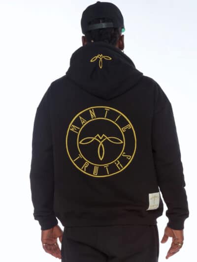 CATALOG - CULTURE - GOLD SERIES BLACK - HOODIE - BACK
