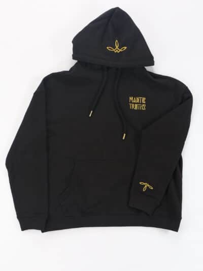 CATALOG - CULTURE - GOLD SERIES BLACK - HOODIE - LIE FLAT - FRONT