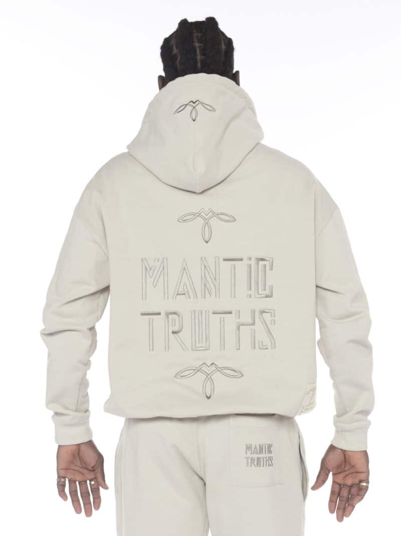 Alternative view of ELITE LUXE INFINITY HOODIE - STONE BEIGE EDITION