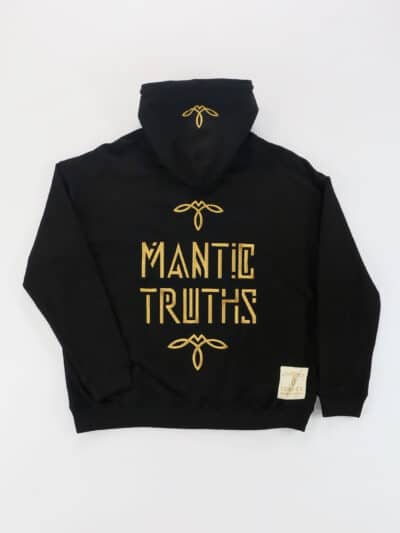 CATALOG - INFINITY - GOLD SERIES BLACK - HOODIE - LIE FLAT - BACK