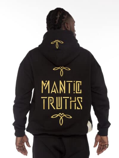 CATALOG - INFINTY - GOLD SERIES BLACK - HOODIE - BACK2