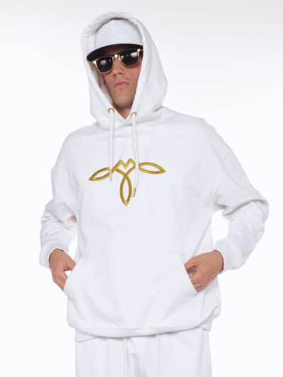 ELITE LUXE - INFINITY - GOLD SERIES WHITE - HOODIE - 1