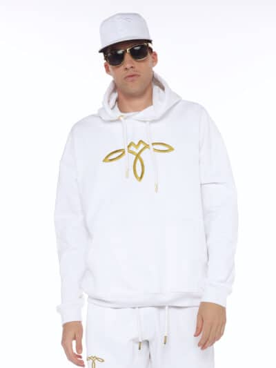 ELITE LUXE - INFINITY - GOLD SERIES WHITE - HOODIE - 2
