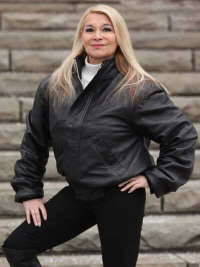 CATALOG - JEANNE DARC BLOUSON - CARBON NOIR - 3