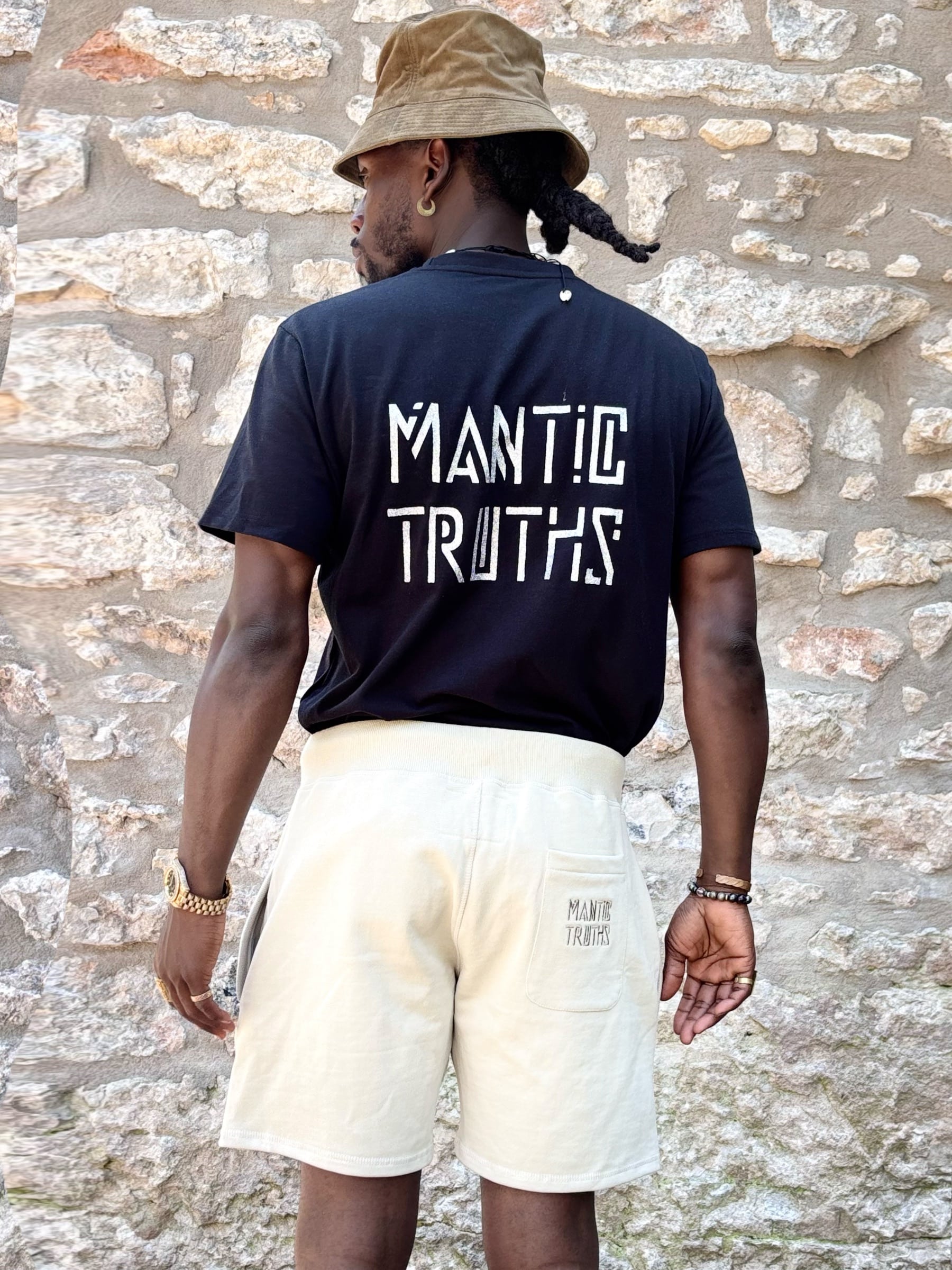 Alternative view of ELITE LUXE SHORTS - STONE BEIGE EDITION