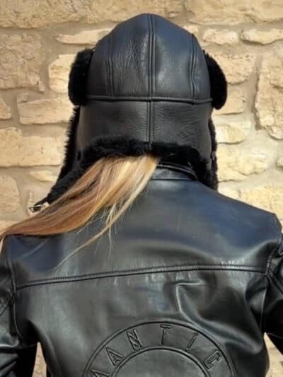 AURELIUS TRAPPER HAT - CARBON NOIR - 3