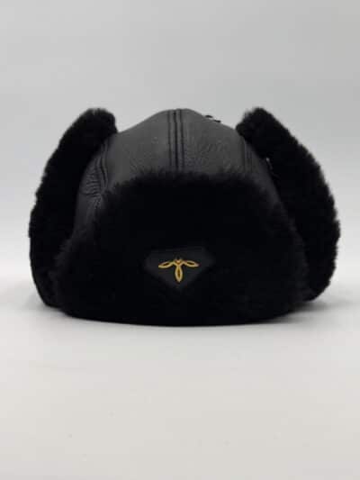 AURELIUS TRAPPER HAT - CARBON NOIR - 4